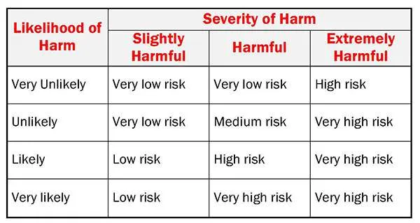 Risk Level Matrix